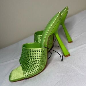 Elegant Green Women's Heels